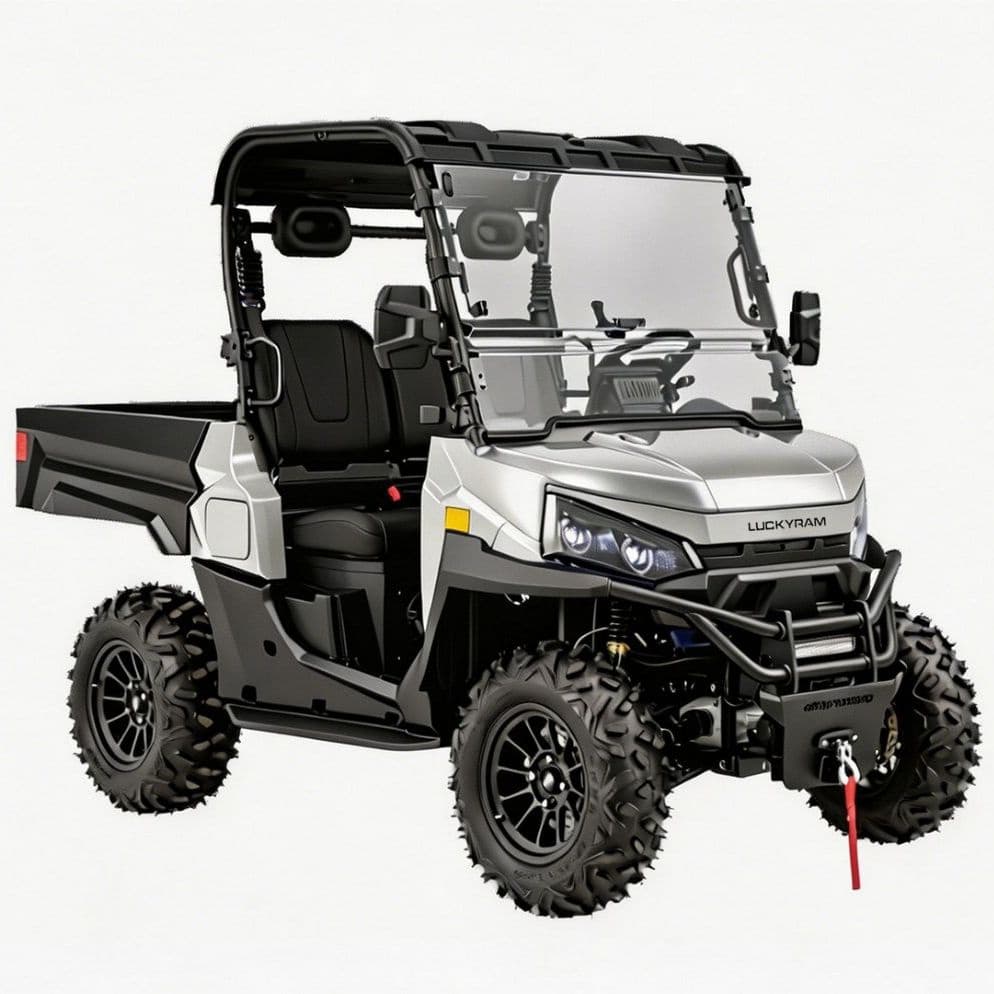 Letto di sollevamento elettrico resistente del motore a corrente alternata 10KW 4WD UTV 73.6V 670kg