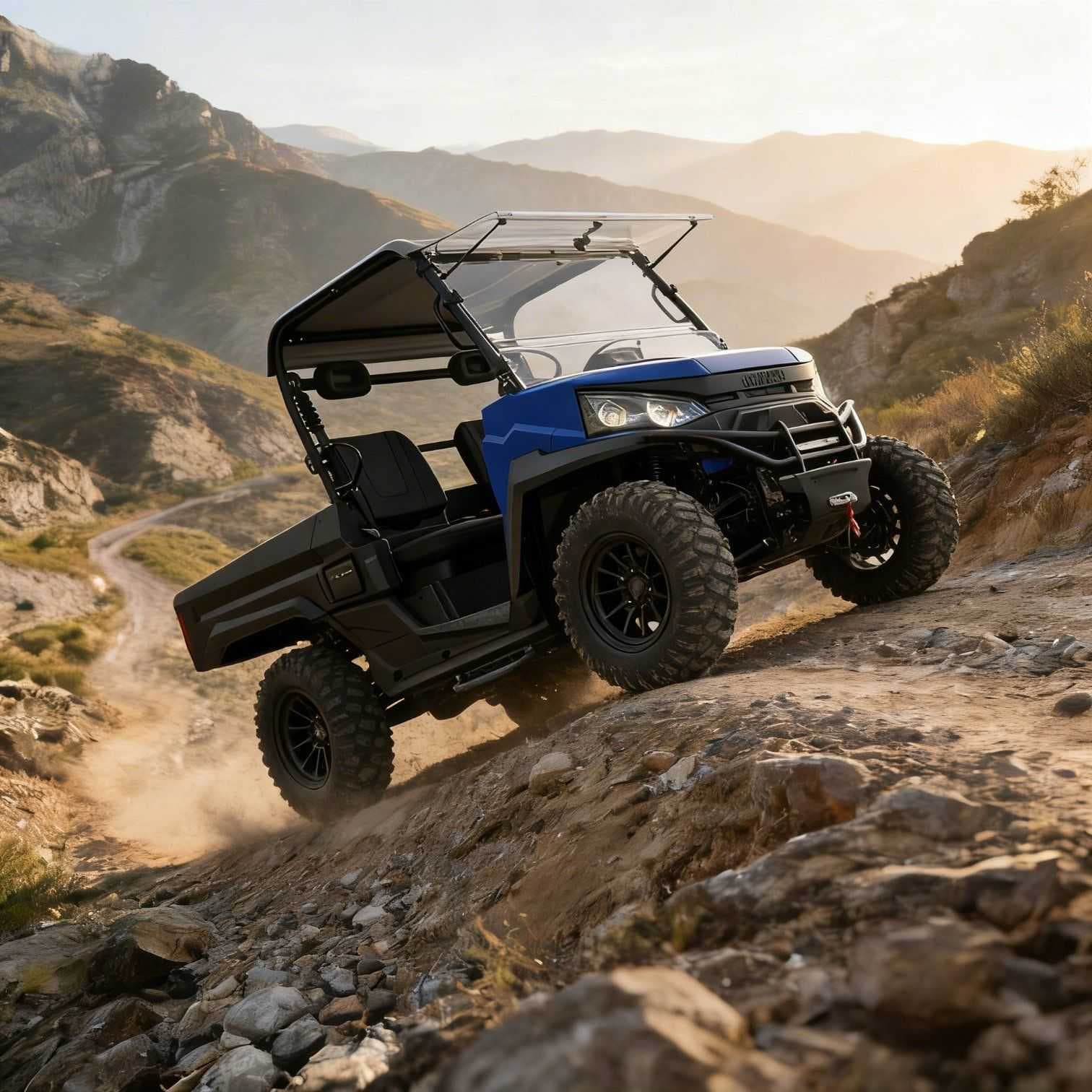 Motore CA 10KW 4WD UTV 73,6V 400mm Gamma di guado 80-100 km