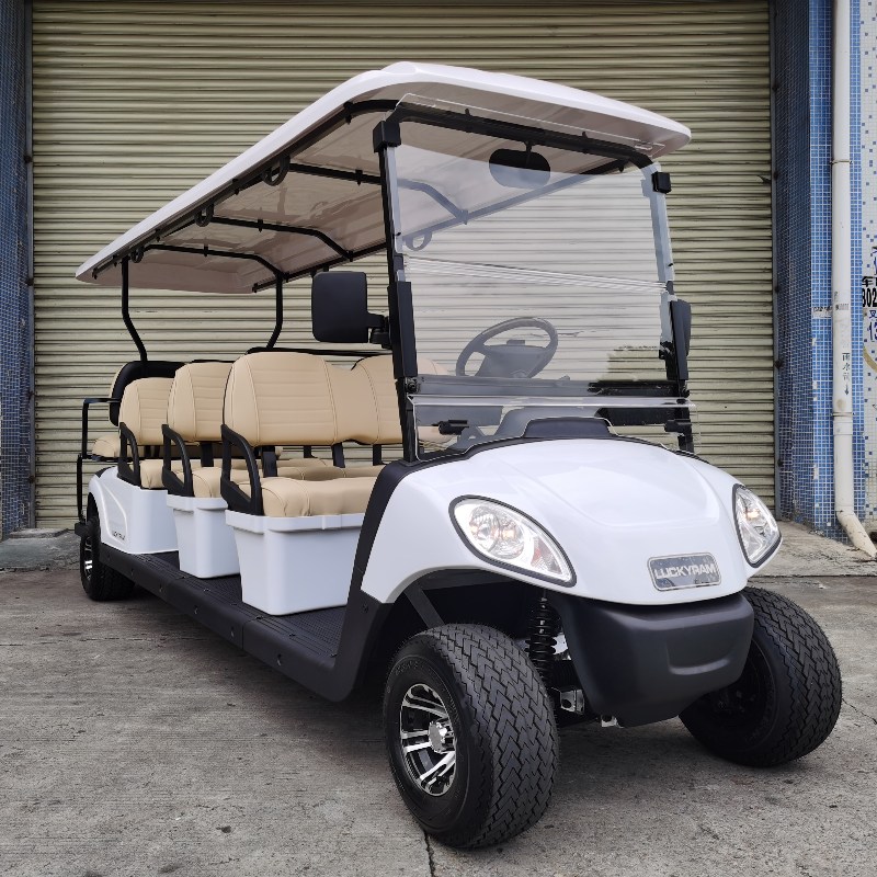 Carrello da golf elettrico da 6 posti con batteria al litio
