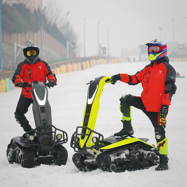 Veicolo di intrattenimento ATV per motoslitta fuoristrada potente multifunzionale a doppio binario da 72 Volt