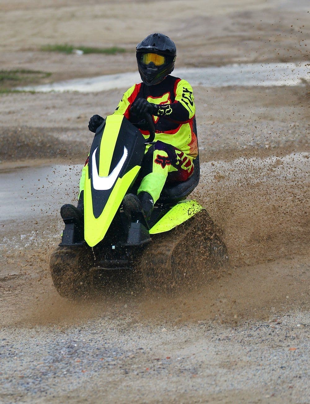 Kart elettrico fuoristrada ETV a doppio binario con batteria al litio da 72 V
