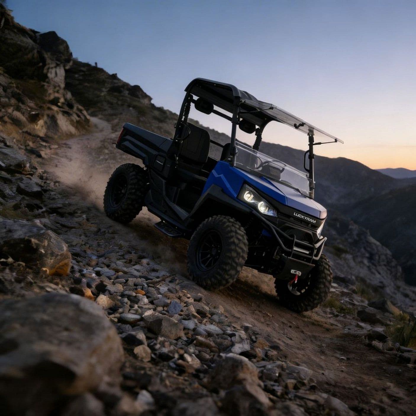 Sterzo elettrico UTV 4WD EPS da 73,6 V, potenza di picco di 20 kW per la caccia