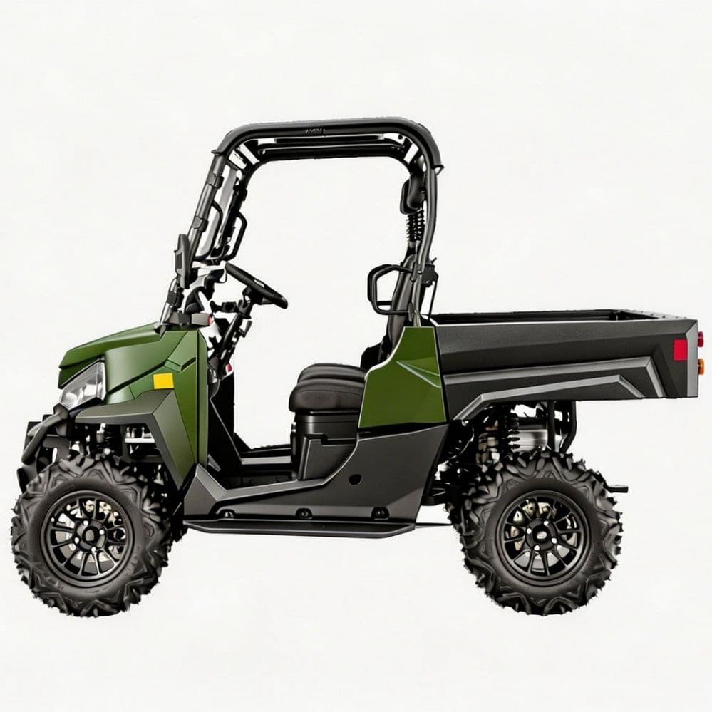 Accessori personalizzabili 73,6 V Elettrico UTV PKE Keyless 1000 kg Traino 80-100 km Gamma 4WD
