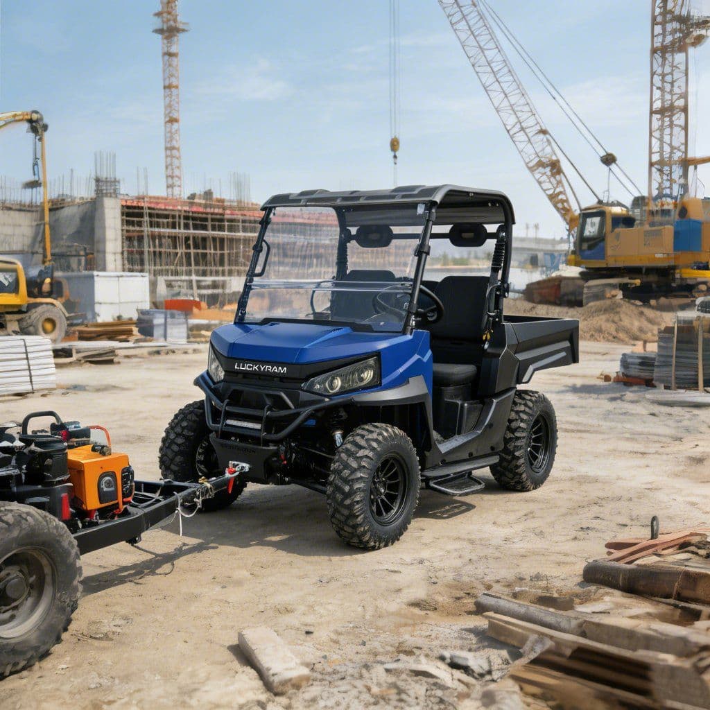 Batteria al litio elettrica UTV 10KW Motore CA 4WD 73,6 V Guadamento da 400 mm