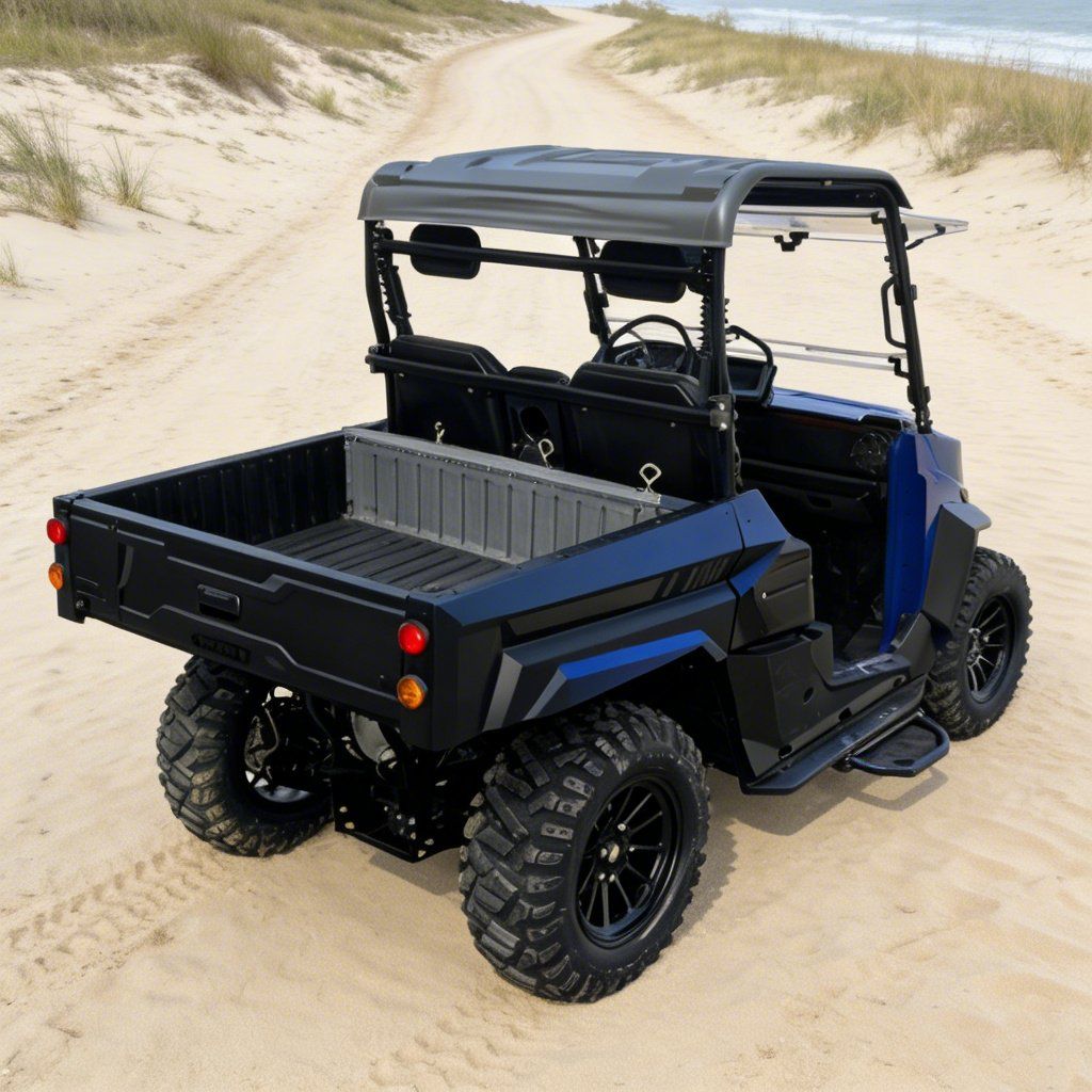 UTV elettrico 4WD per pneumatici da cantiere da 14 pollici Potenza di picco 73,6 V 20 kW