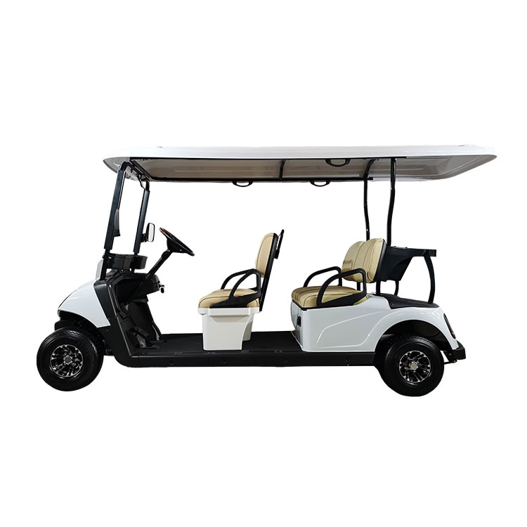 Golf cart elettrico di alta gamma a 4 posti, dotato di batteria al litio