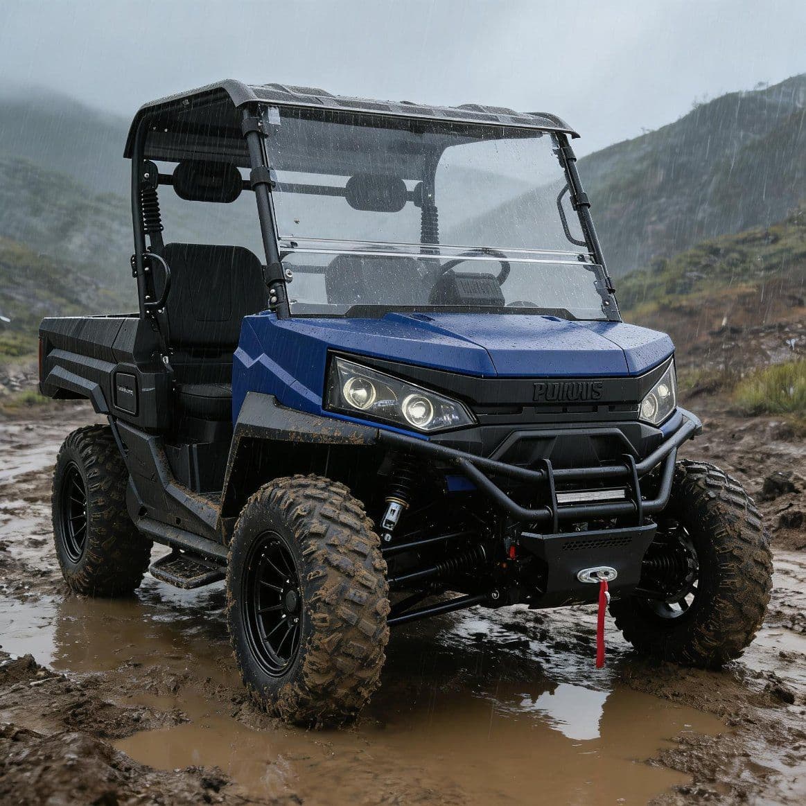 Sistema di avviamento senza chiave PKE Controller elettrico UTV 400A per motore CA 10KW Gamma 80-100 km 4WD