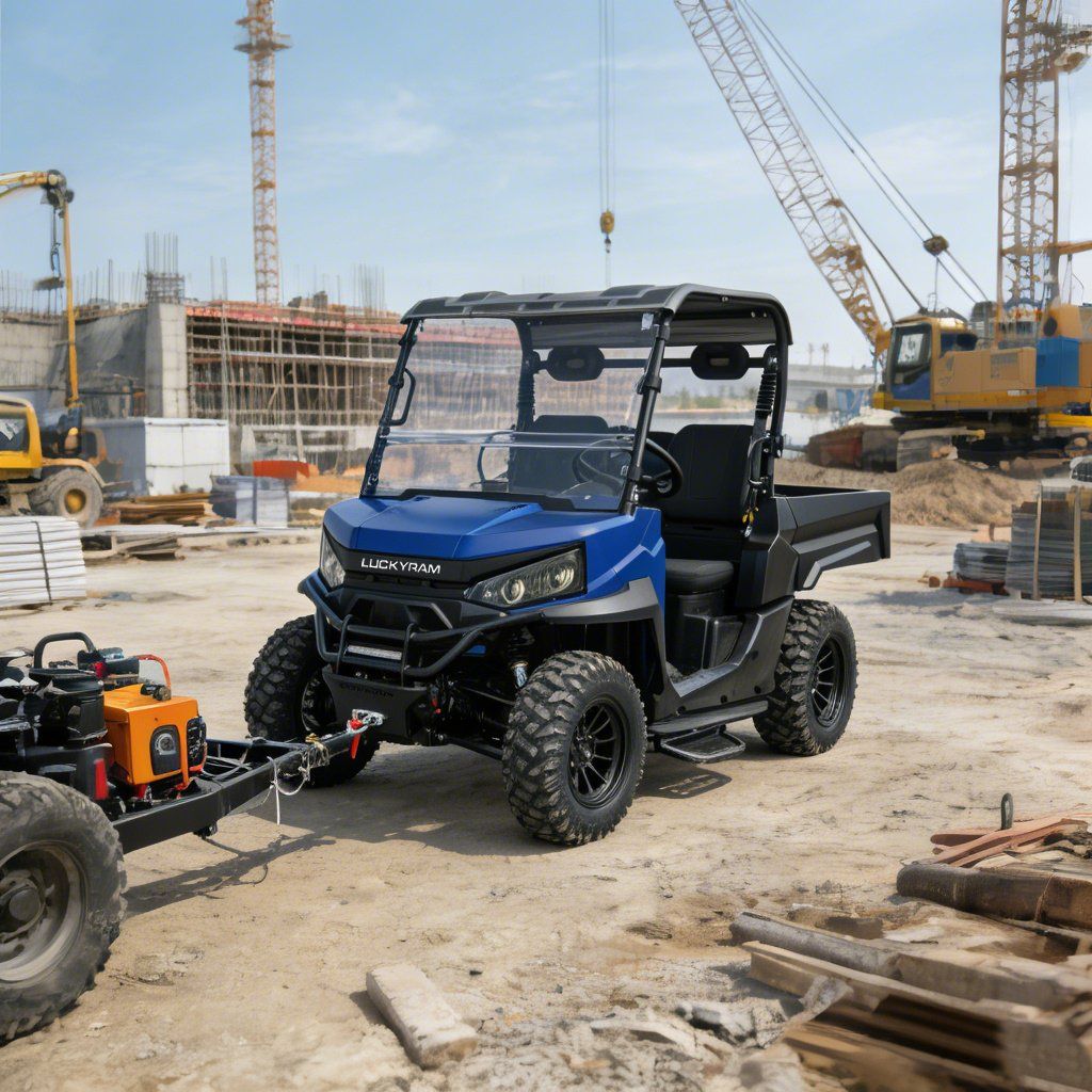 Ranch Work UTV 4WD 10KW Motore CA 670 kg Caricamento 1000 kg Traino